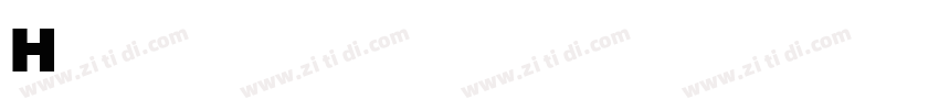 HelveticaTr Black字体转换